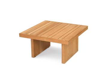 BOLERO - Square teak coffee table by Fischer Möbel - view 2